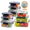 6pcs Airtight Food Storage Containers