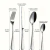 16pcs Stainless Steel Tableware Set