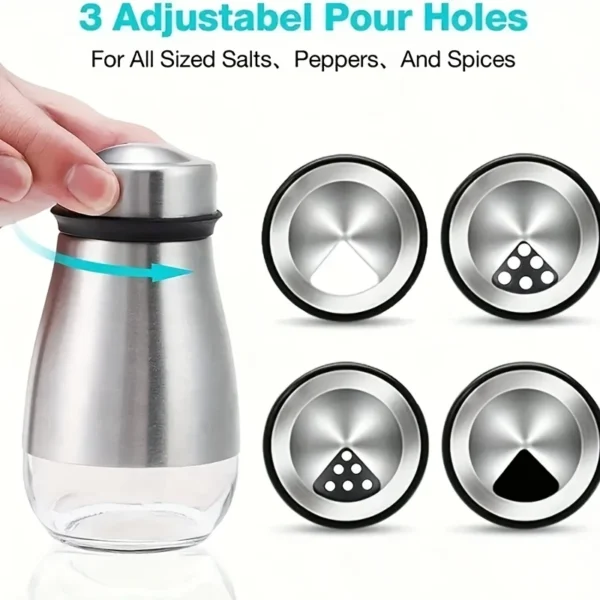 2pcs Salt and Pepper Shakers Set