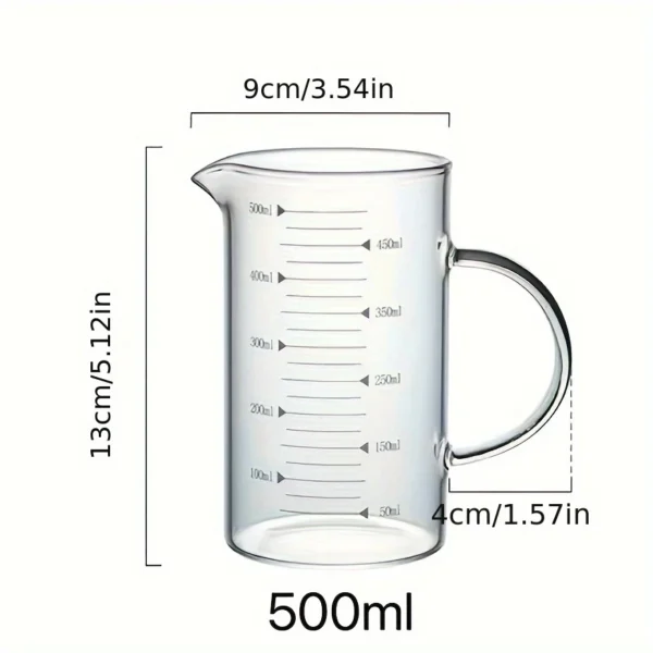 Heat Resistant Glass Measuring Cup