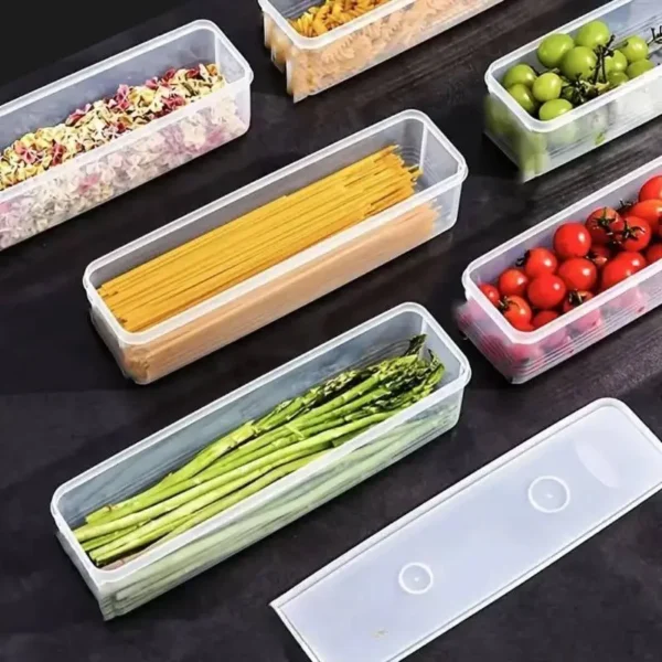 3pcs Stackable Plastic Storage Containers