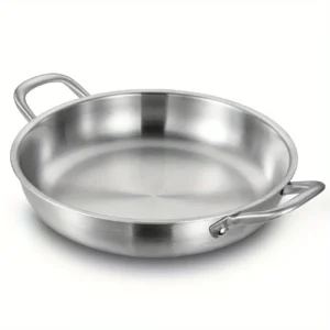 Professional Grade Stainless Steel Frying Pan