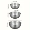 3pcs Stainless Steel Mixing Bowl Set