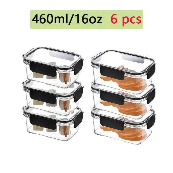 6pcs Airtight Food Storage Containers